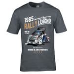 Premium Retro Koolart Rally Legends Design And 1985 Peugeot 205 gift t-shirt